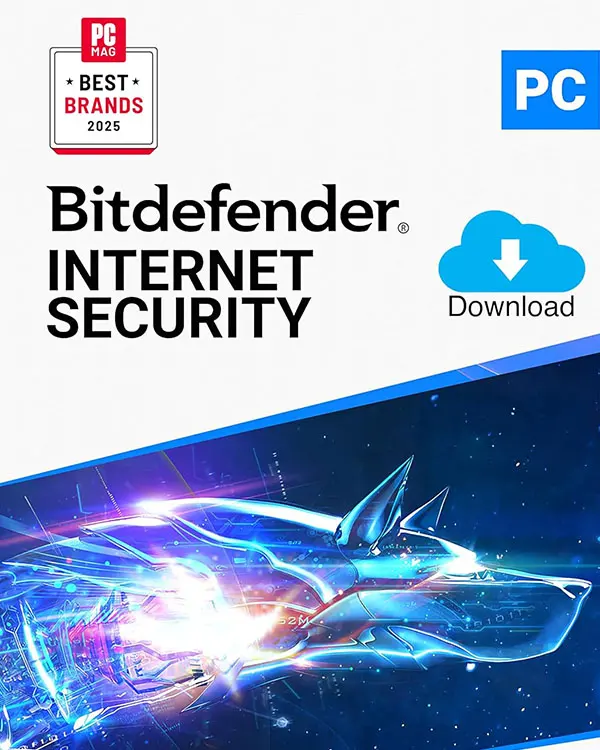 Bitdefender Internet Security (Global) (PC) 1 Device 1 Year - Digital Key
