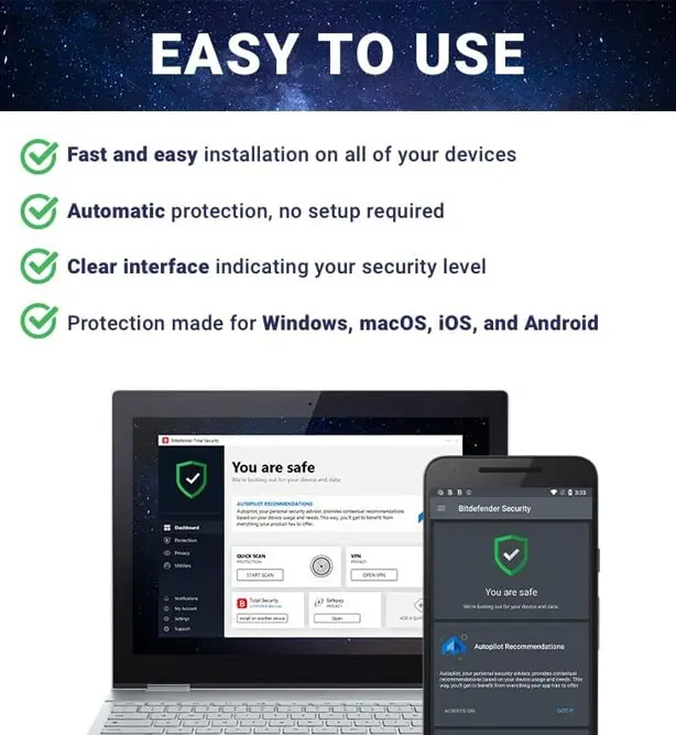 Bitdefender Internet Security (Global) (PC) 1 Device 1 Year - Digital Key